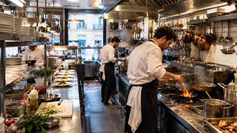 Formation HACCP hygi&egrave;ne alimentaire en cuisine de restaurant professionnel